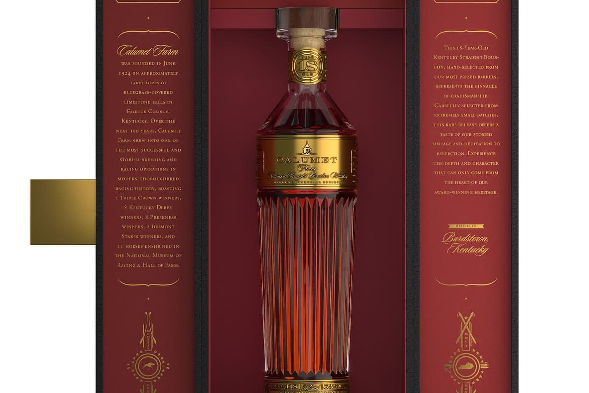 Calumet Farm Marks Its Centennial with an 18-Year-Old Bourbon in a One-of-a-Kind Trophy Decanter