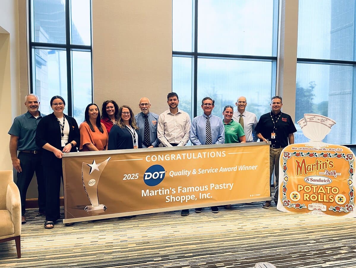Martin's Potato Rolls Wins Dot Foods 2025 Quality and Service Award