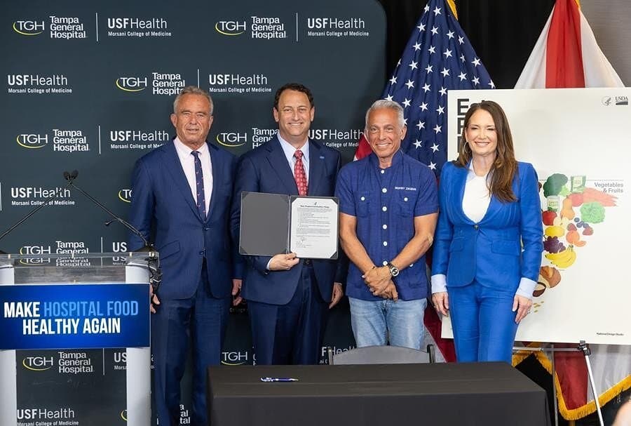 Tampa General Becomes First Hospital to Sign 'Make Hospital Food Healthy Again' Pledge