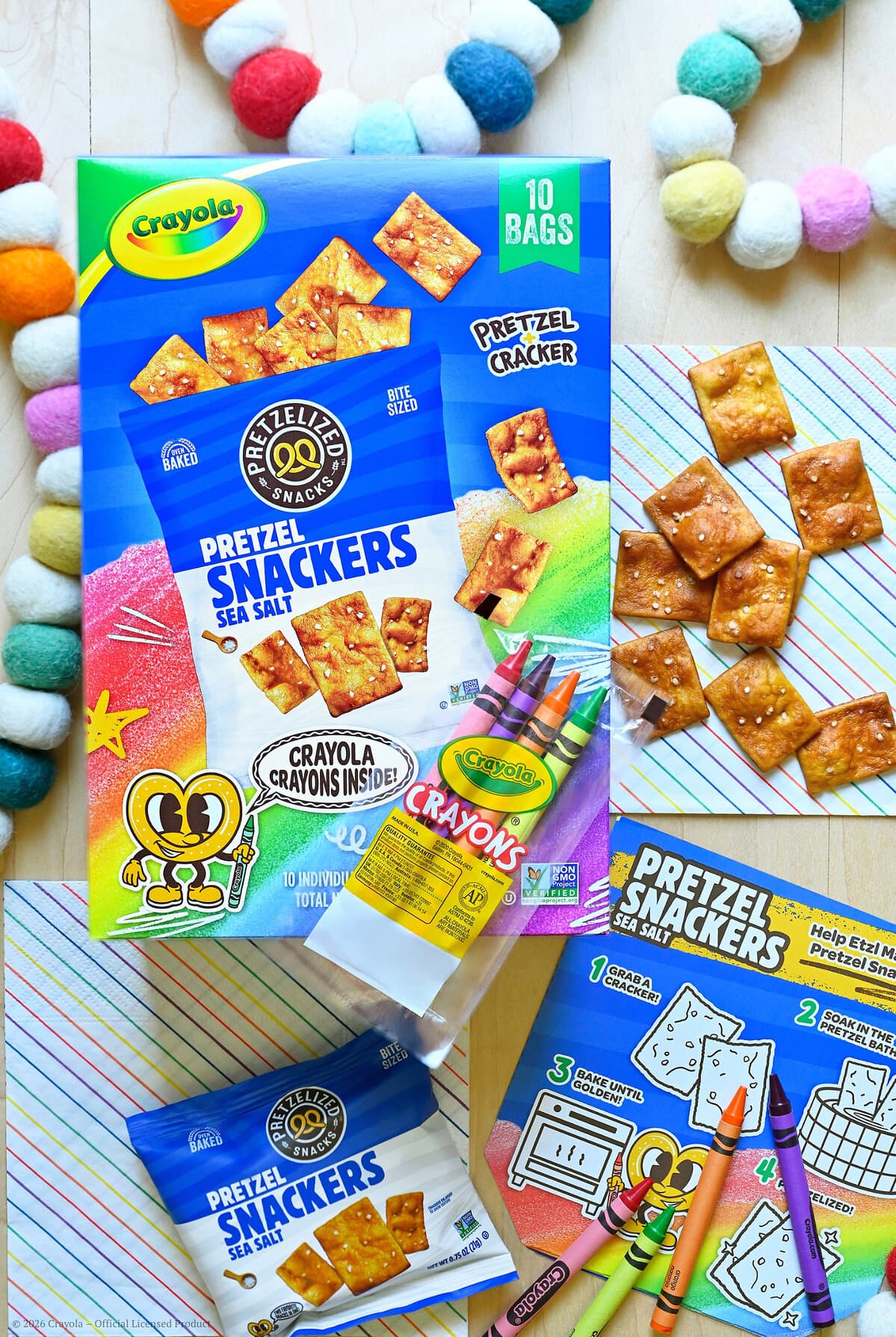 PRETZELIZED x Crayola: Bold Crunch Meets Color for Back-to-School Snacking