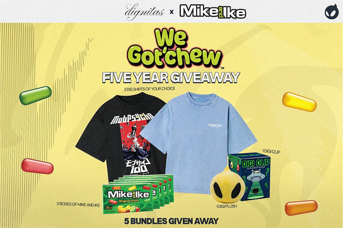 MIKE AND IKE® and Dignitas Renew for 5 Years With a "We Got'chew" Playbook for Non-Endemic Sponsorship
