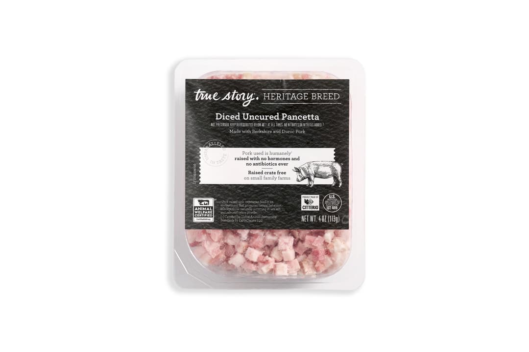 True Story Foods True Story Heritage Breed Diced Uncured Pancetta