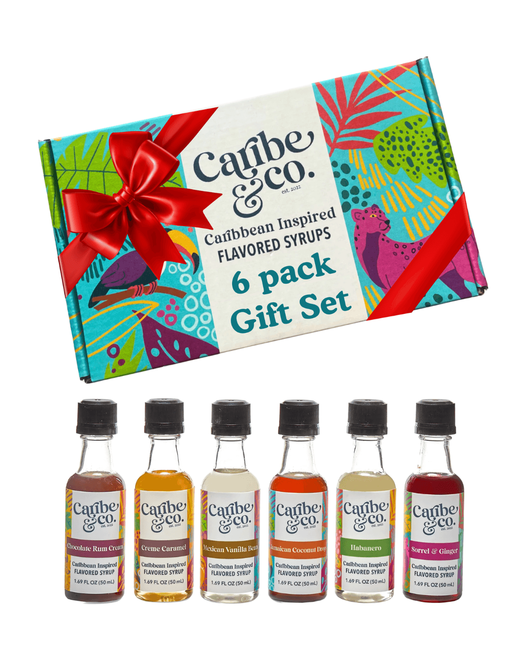 Caribe & Co. Flavored Syrup Sampler Pack