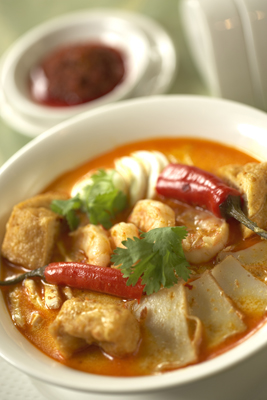 Bugis Street Brasserie Singaporean Laksa