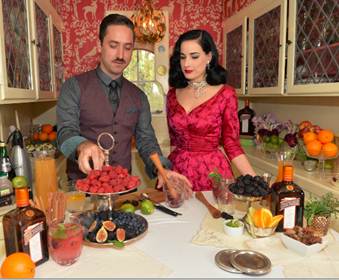 Cointreau’s Virtual Holiday Soiree, hosted by the Queen of Burlesque Dita Von Teese and Cocktail &#038; Spirits Expert Kyle Ford