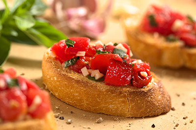 Iberia Roasted Red Pepper Crostini