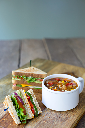 Veggie soup and fresh fruit - low cal - Picture of McAlister's