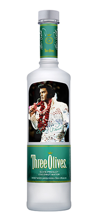 Three Olives Vodka Honors ‘The King of Rock and Roll’ With the Launch Of ‘Elvis Presley’ Coconut Water Flavored Vodka