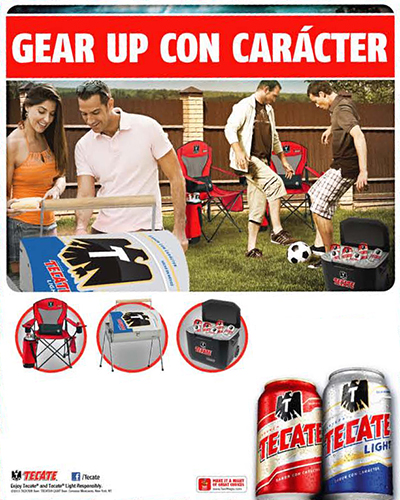 Tecate And Tecate Light Encourage Consumers 21+ To &#8220;Gear Up&#8221; For A Summer Con Caracter