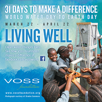 VOSS Water Makes a Difference in Sub-Saharan Africa in #31Days