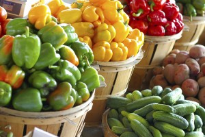 peppers and produce