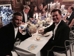 David Beckham and Simon Fuller toast to the global launch of HAIG CLUB™. Welcome to HAIG CLUB™ – Enjoy Responsibly