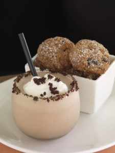 Grown Up Cookies & Milk - brown butter chocolate chunks cookies, Bailey's milkshake
