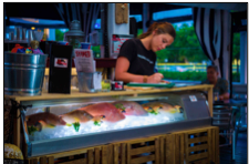 The Stoned Crab select your fresh fish