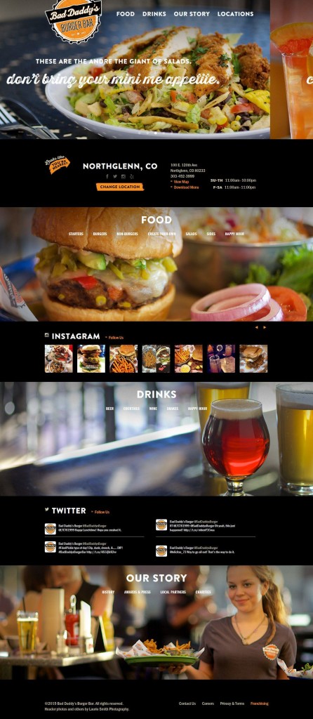 Bad Daddy's New Website