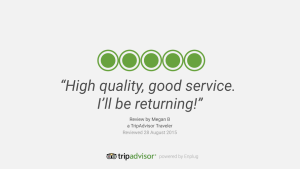 Trip advisor app view 2