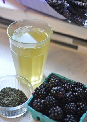 Blackberry green tea popcicles ingredients