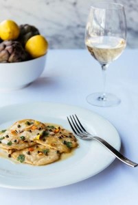 Campania Sour with lavender infused bitters