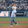 The Infamous &#8220;Jack&#8221; Throws First Pitch at Dodgers Game