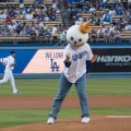 The Infamous &#8220;Jack&#8221; Throws First Pitch at Dodgers Game