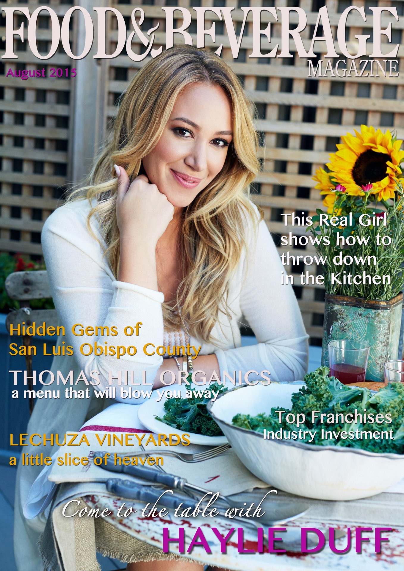 Food &#038; Beverage Magazine August 2015