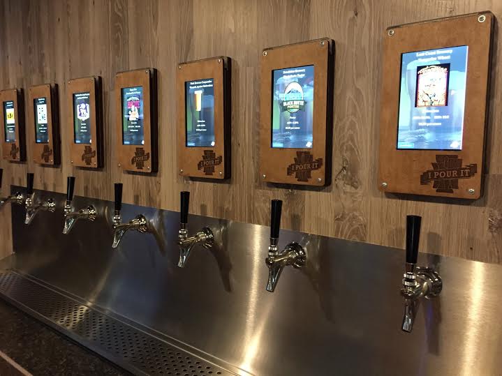 Becks Tap room wall 2