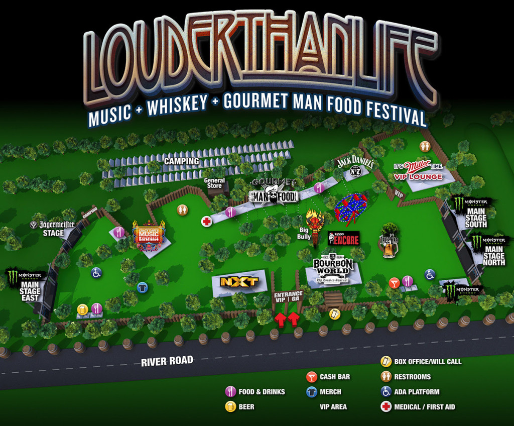 LOUDER THAN LIFE Band Performance Times Announced, Celebrity Chef