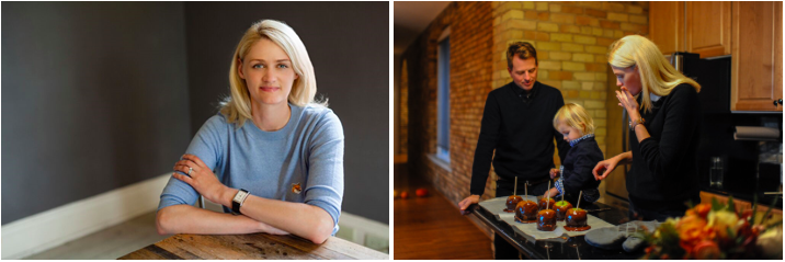 Annie B’s Amanda Henke with Justin, and August Henke