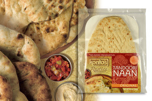 Kontos Foods Launches Rustics Collection Tandoori Naan Breads