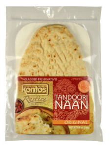 Kontos Foods Launches Rustics Collection Tandoori Naan Breads