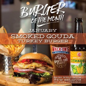 burger of the month Walk'ons