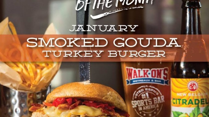 burger of the month Walk'ons