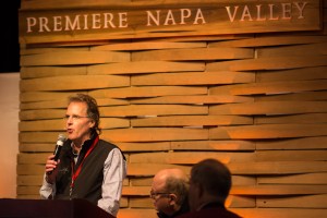 Barrel Auction Doug Shafer welcomes everyone to the 2016 Premiere Napa Vallery Auction.