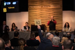 Bidding during the 2016 Premiere Napa Valley wine auction