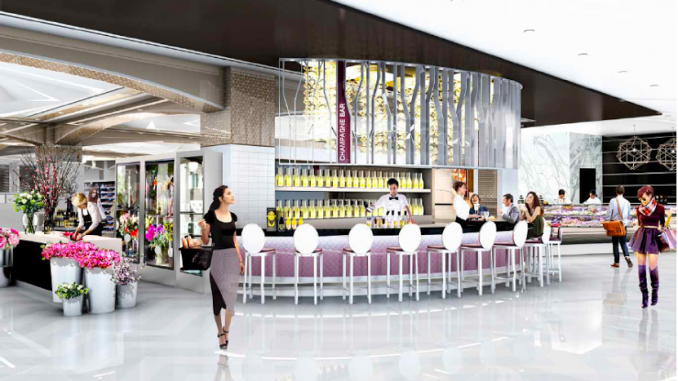 Pusateri's + Sherway Champange Bar