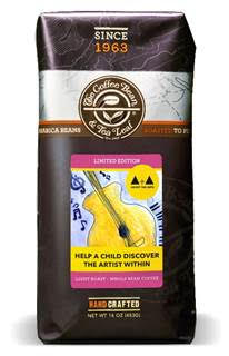 The Coffee Bean & Tea Leaf®’s limited edition Adopt the Arts featuring artwork created by students who have benefitted from the program