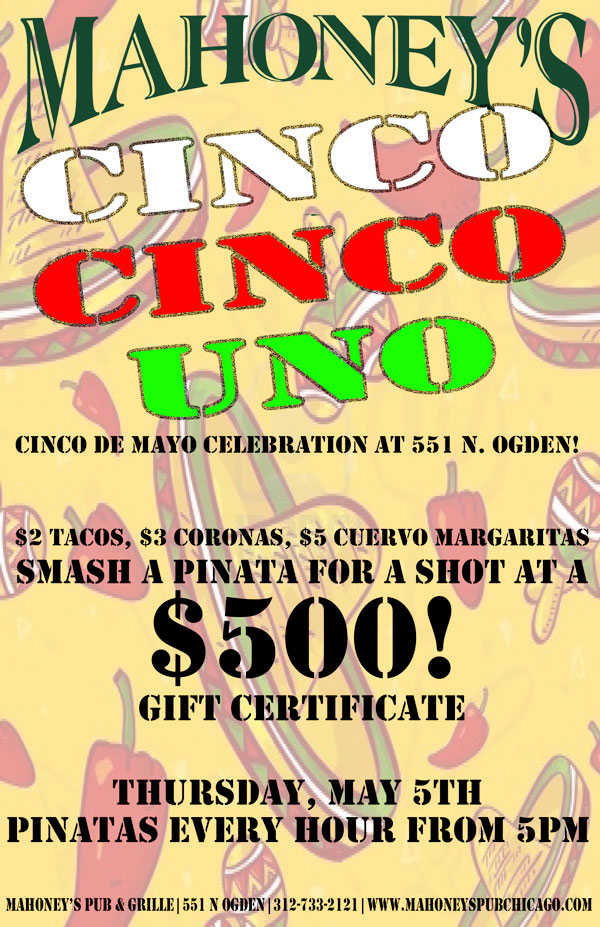 Mahoney’s Pub & Grille Cico Cinco Uno 2016