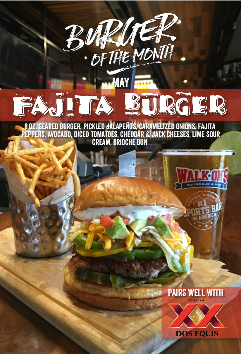 Walk-ons Fajita Burger