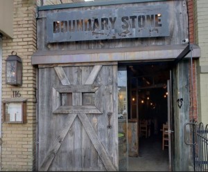 boundary stone entrance