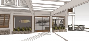 VANROOY DESIGN: Cafe Bonaparte Hermosa Beach Renderings