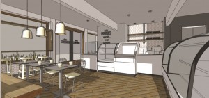 VANROOY DESIGN: Cafe Bonaparte Hermosa Beach Renderings