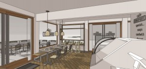 VANROOY DESIGN: Cafe Bonaparte Hermosa Beach Renderings