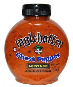 Inglehoffer ghost pepper mustard squeeze 12oz