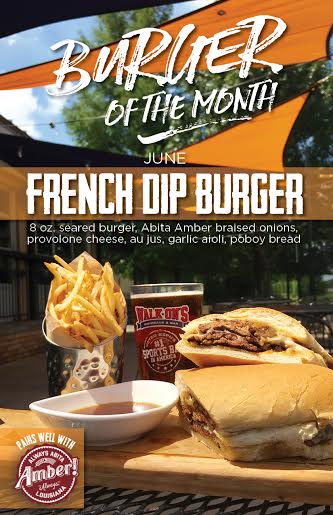 French Dip drink menu