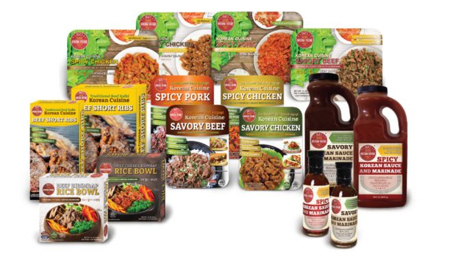 Sujis Korean Cuisine product line
