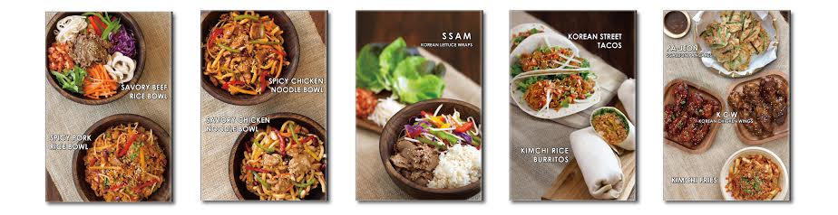 Sujis Korean Grill Menu Wall