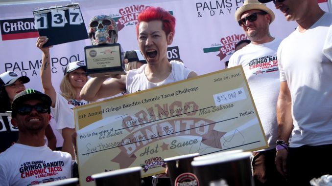 Chronic Taco Eating Contest - Winner Takeru Kabayashi