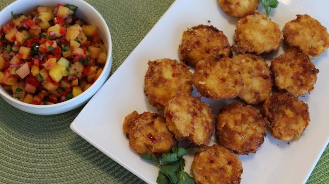 Dole -  Fish Cakes with Mango Salsa