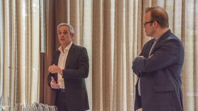 L-R: Frédéric Raynaud- CEO, Dopff & Irion and Jeff Taylor- Wine Director, Felidia