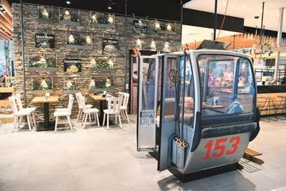 Dine in a Cable Car at Munich Airport